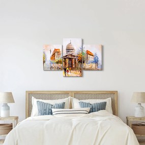 Obraz - Maľovaná mestská pamiatka (90x60 cm)