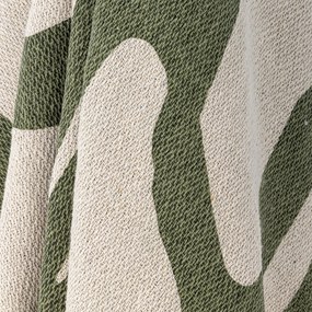 Bloomingville Prehoz z recyklovanej bavlny Dalmine Green 130 x 160 cm
