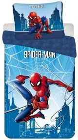 Jerry Fabrics - Chlapčenské bavlnené posteľné obliečky Spiderman MARVEL - 100% bavlna / 140 x 200 cm + 70 x 90 cm