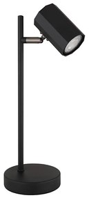 Globo 57918TB - Stolná lampa JAMES 1xGU10/5W/230V čierna