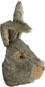 Nástenná plyšová dekorácia hlava králik Cuddly Rabbit - 39*20*47cm