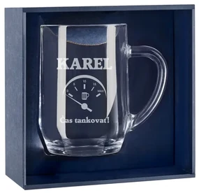 Pieskovaný polliter na pivo Čas tankovať