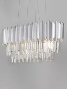 Luxusný luster na lanku Magnolia 4 chróm