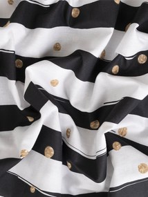 Vianočné francúzske bavlnené obliečky Renforcé – Zlaté Vianoce