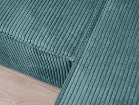 Petrolejová rohová pohovka SMART COSARO, obojstranná + 2 vankúšiky ZDARMA