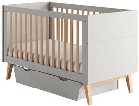 Pinio Sivá detská postieľka Swing - 140 x 70 cm (3v1)