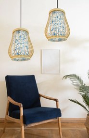 Toolight Toolight, závesné svietidlo 1xE27 APP1577-5C, prírodná hnedá, OSW-03617