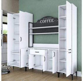 Set kuchynských skriniek Jenaretta 50 (biela + čierna). Vlastná spoľahlivá doprava až k Vám domov. 1107099