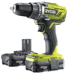 AKU Vŕtačka/skrutkovač RYOBI R18DD3-213S 18V + akumulátor + nabíjačka RY5133003352