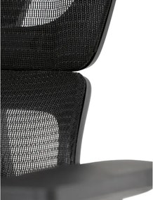Kancelárska stolička čierna KA-K2080 BK