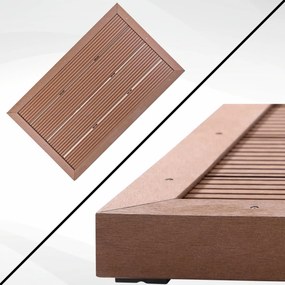 Sprchová rohož  Terrakotta 101x63x5,5cm hnedá