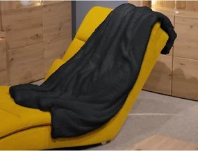 Deka Kuschelteddy 150x200 cm, antracitová%