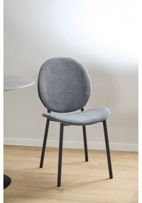 Antracitová jedálenská stolička Cliff – Actona