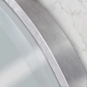 Tutumi Tutumi, LED zrkadlo 60cm MMJ BRUSH SS, brúsená oceľ, HOM-06505