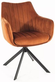 Stolička Azalia Velvet škoricová