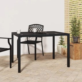 Záhradný stôl antracitový 110x80x72 cm oceľ 362745