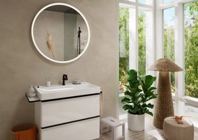 Hansgrohe Tecturis S, páková umývadlová batéria 110 Fine CoolStart EcoSmart+ s Push-Open, čierna matná, HAN-73320670