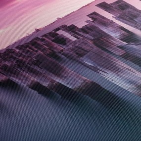 Obraz drevených kolov (150x105 cm)