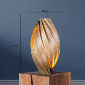 Gofurnit Ardere stolná lampa, dub, výška 50 cm