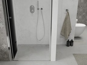 Mexen Lima, skladacie sprchové dvere do otvoru 80 x 190 cm, 6mm šedé sklo, chrómový profil, šedá, 856-080-000-01-40
