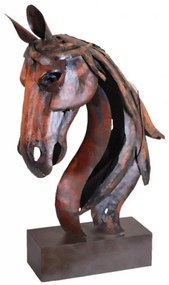 Kovová socha kôň SP 1720, 75cm