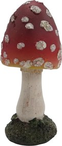 Dekoratívna figúrka muchotrávka - Ø 4*8 cm