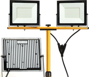 Toolight Toolight, Halogénová LED stavebná lampa na statíve 2x50W, RSL005-2x50N, OSW-10204