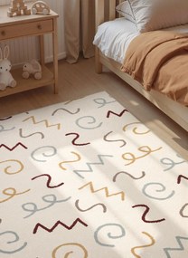 Hanse Home, Detský koberec Adventures 106422 Cream Multicolor, 200x290, viacfarebná, detská izba