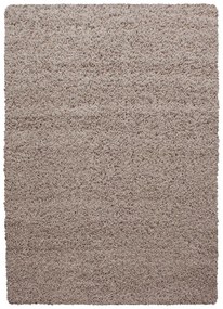 Ayyildiz, Kusový koberec Life Shaggy 1500 beige, 80x250, béžová, obývacia izba