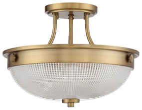 Quoizel - Prisadený luster MANTLE 2xE27/60W/230V mosadz