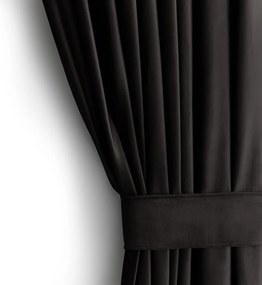 Čierny zamatový dimout záves 140x270 cm – Restilo