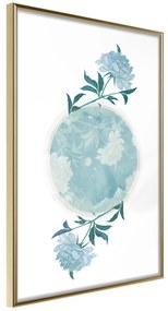 Artgeist Plagát - Floral Planet [Poster] Veľkosť: 20x30, Verzia: Zlatý rám