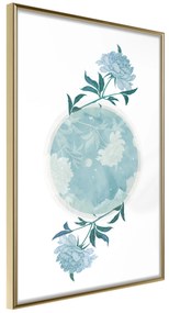 Artgeist Plagát - Floral Planet [Poster] Veľkosť: 40x60, Verzia: Zlatý rám