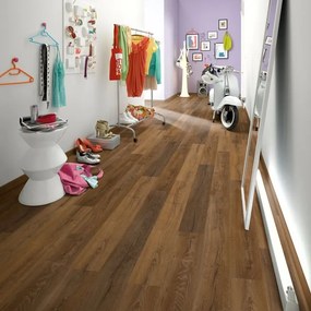 Egger Laminátová podlaha Floorclic 31 Universal F 85030 Dub Emotion tabakový - Click podlaha so zámkami