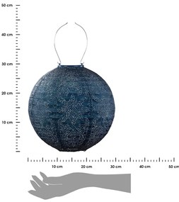 SOLÁRNY LAMPÁŠ ROUND 28,9X30 CM MODRÁ