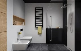 Terma Zigzag 1545x500 kombinovaný radiátor RAL9005 Pololesk Z8