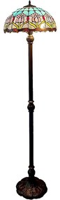 Brilagi - Tiffany vitrážová stojacia lampa LORAS 2xE27/60W/230V