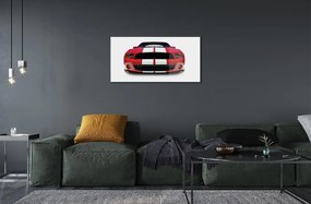 Obraz na skle Červené športové auto 120x60 cm