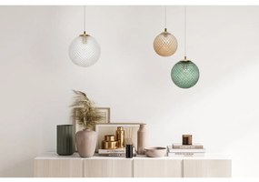 Závesne svietidlo Cannes, 1x číre sklenené tienidlo (fi 25 cm), G