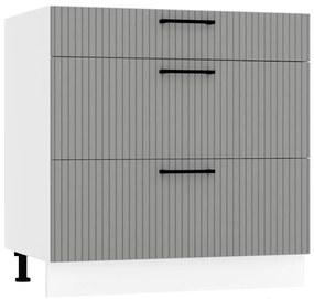 Skrinka do kuchyne Kate d80s/3 šedá mat