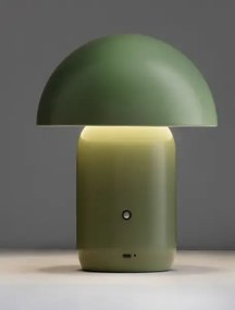 Dizajnová stojaca lampa Pois Zelená