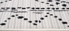 TA Koberec 3188B KRÉMOVÁ / ČIERNA JUNO Rozmer: 140x200 cm
