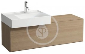 LAUFEN Kartell Umývadlo, 600 mm x 460 mm, biela – bez prepadu, s 1 otvorom na batériu H8103350001111