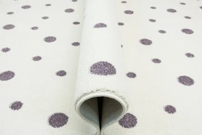 Koberec Lima 9581A krémový / fialový