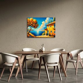 Obraz - Dom s pomarančmi II. (70x50 cm)