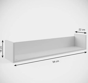 Polica VIKTOR - biela