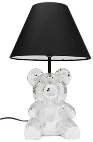 Bear Disco stolová lampa čierna 40 cm