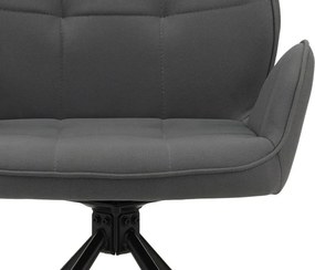 Jedálenská stolička Orinoco, šedá látka