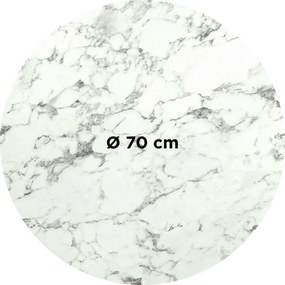 COMPACT 12 MARBLE TORANO - STOLOVÁ DOSKA Ø70 cm