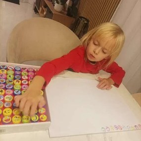 KRUZZEL Súprava pečiatok pre deti 60 ks - Kruzzel